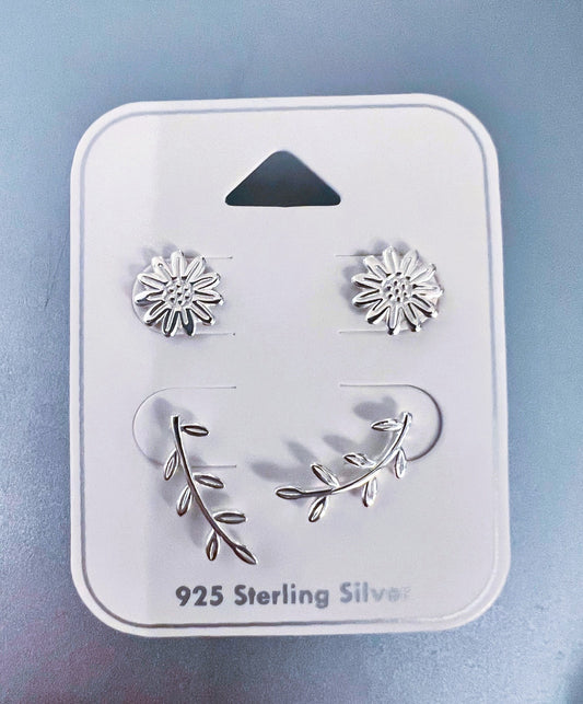 Sterling Silver Exquisite Studs