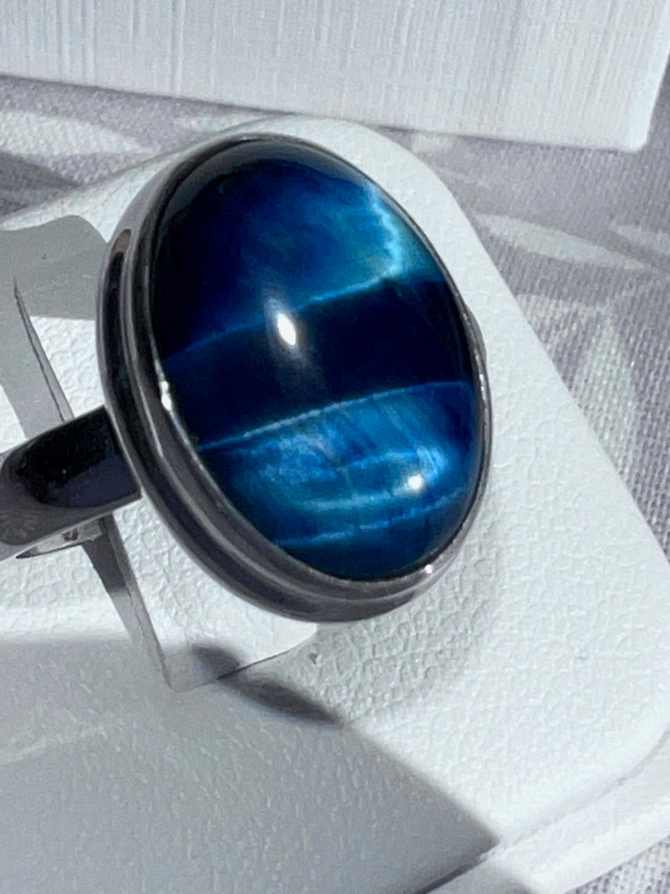 Cats Eye Silver Ring