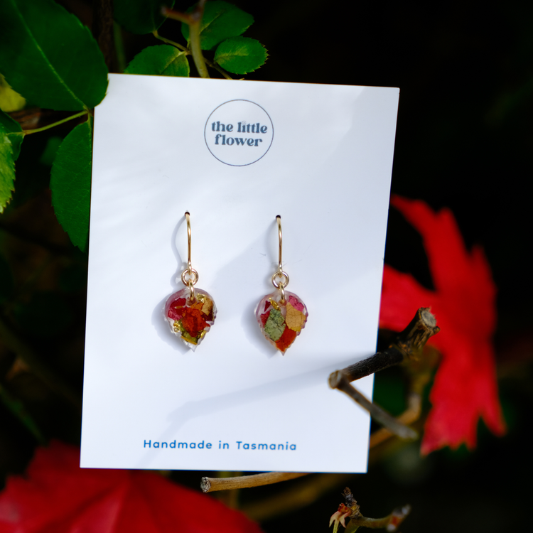 Autumn Leaf Dangle Earrings