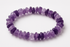 Amethyst gemstone chip bracelet