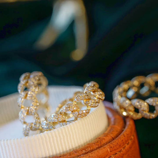 Sterling Silver Chain Ring