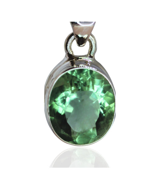 Blue Green Apatite Pendant