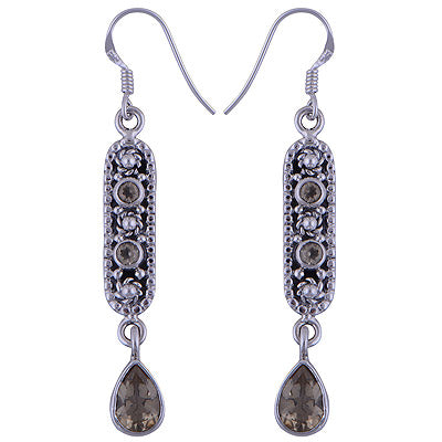 Citrine Silver Earrings