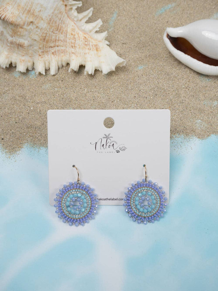 Sunburst Beaded Earrings