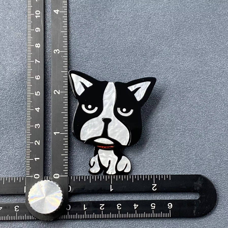 Dog Acrylic Brooch