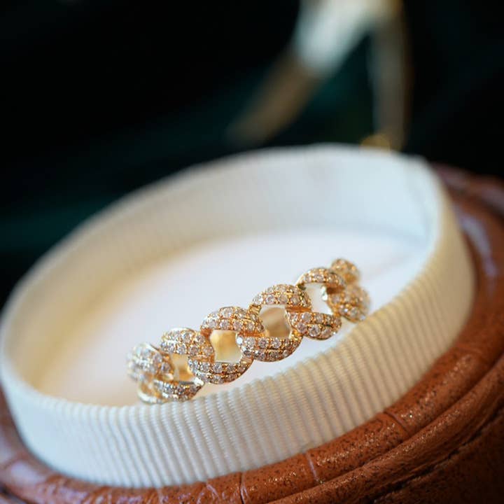 Sterling Silver Chain Ring