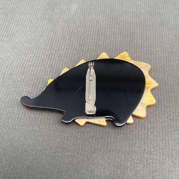 Acrylic Hedgehog Brooch