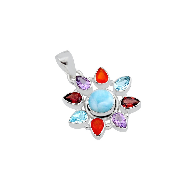 Larimar Star Pendant