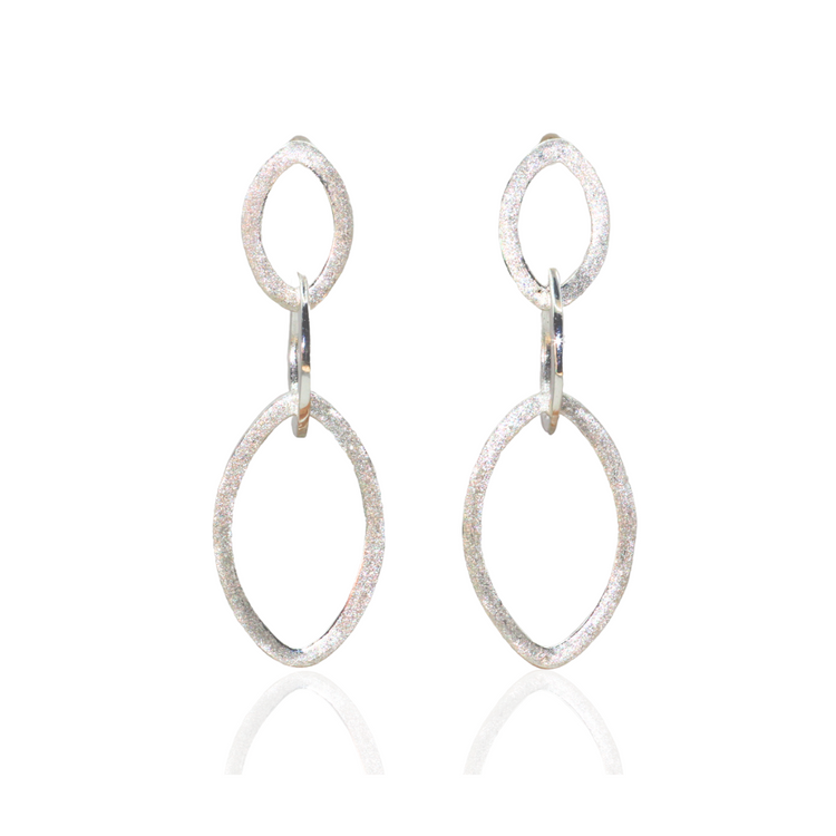 Links Silver Earrings