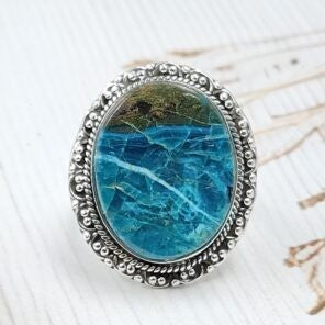Opal Silver Ring
