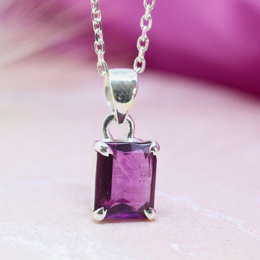 Purple Apatite Pendant