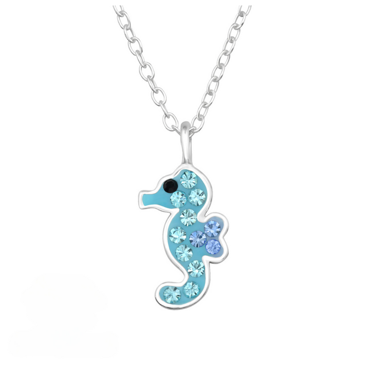 Seahorse Crystal Necklace