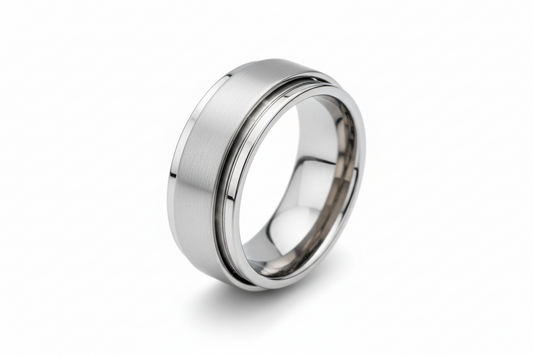 Steel Ring Luxe Black